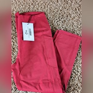 Zyia high rise Capri pocket leggings 20" new with tags size 12